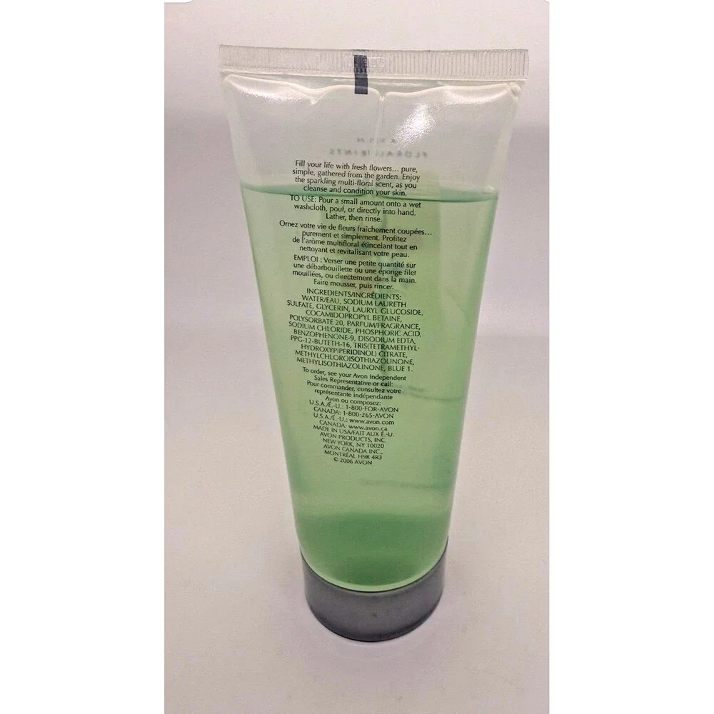 AVON Floral Prints‎ Bath Shower Gel Fresh Flowers 6.7 Oz 200mL Retired New 2006